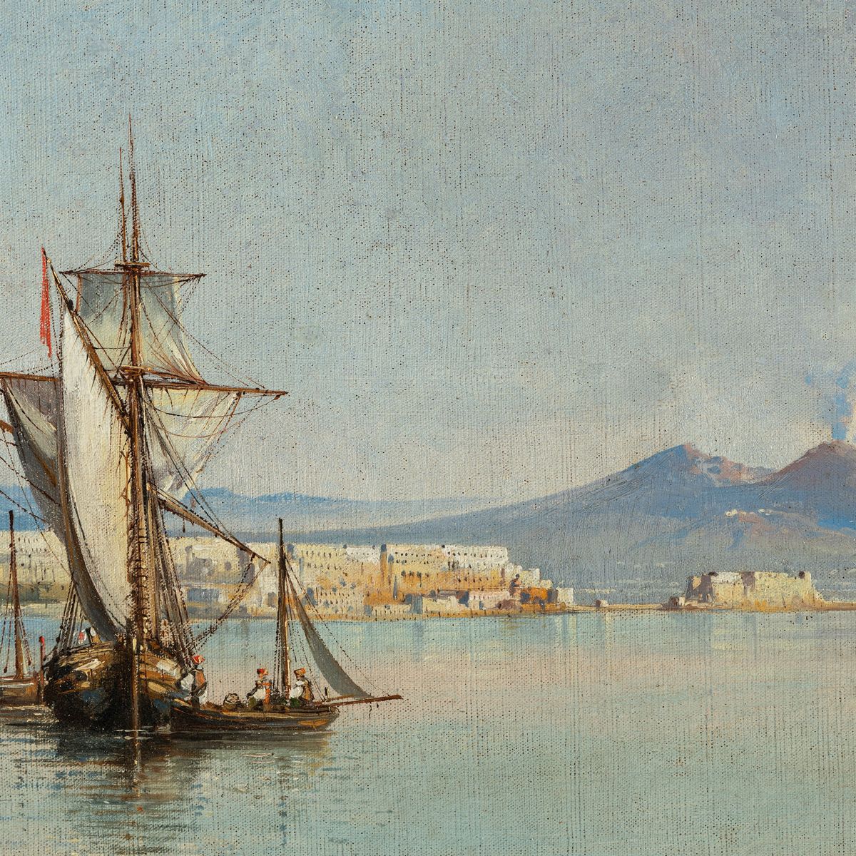 Consalvo Carelli - Pescatori nel Golfo di Napoli