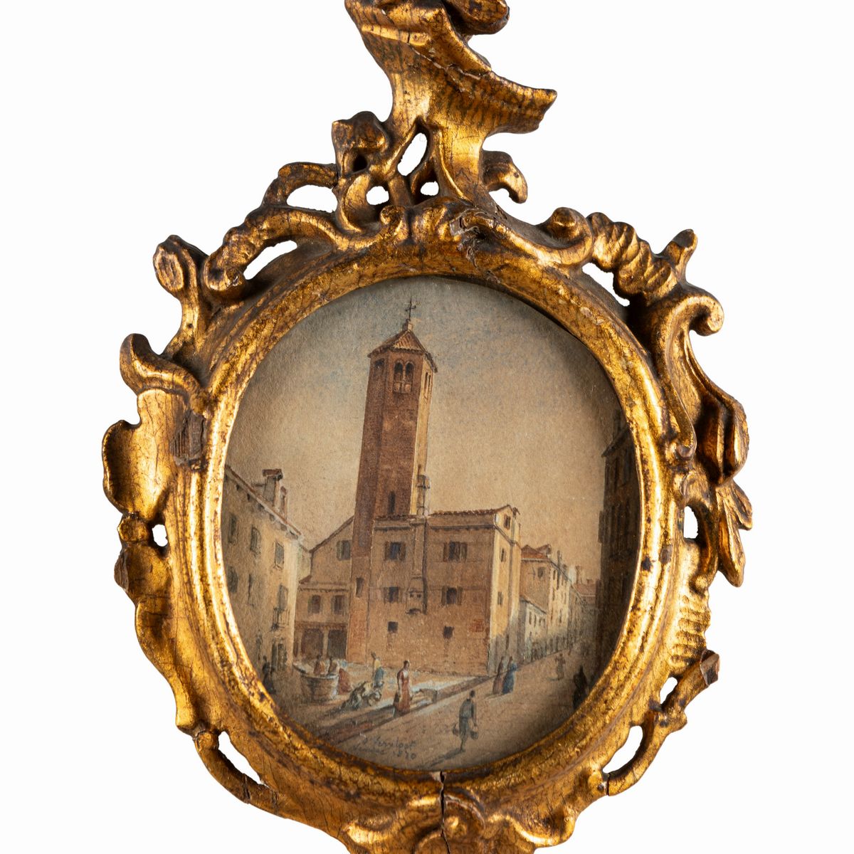 Franz Vervloet - Venezia, Campo San Barnaba; Venezia, Campo di San Paternian