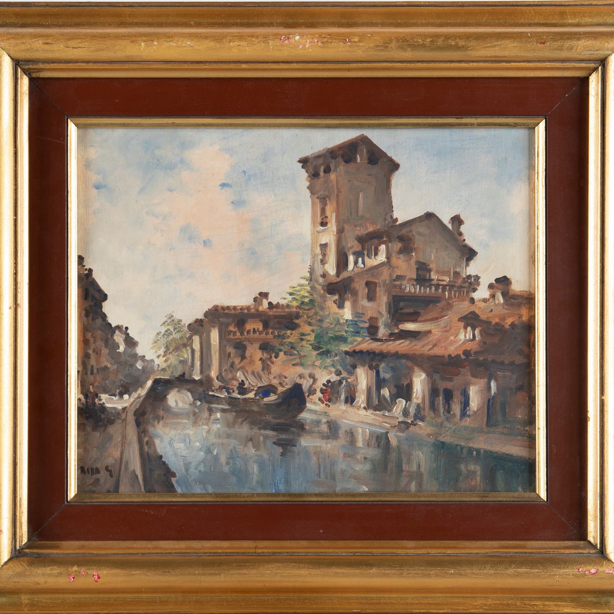 Giovanni Riva - La Pusterla e Naviglio