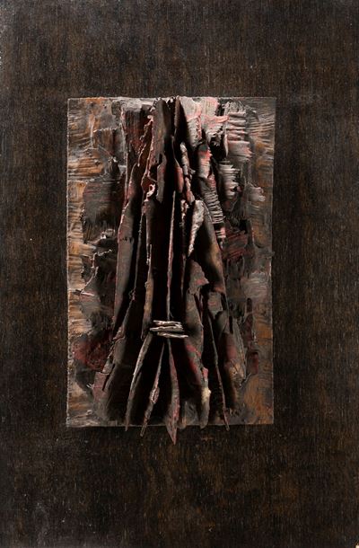 Senza titolo, legno dipinto
