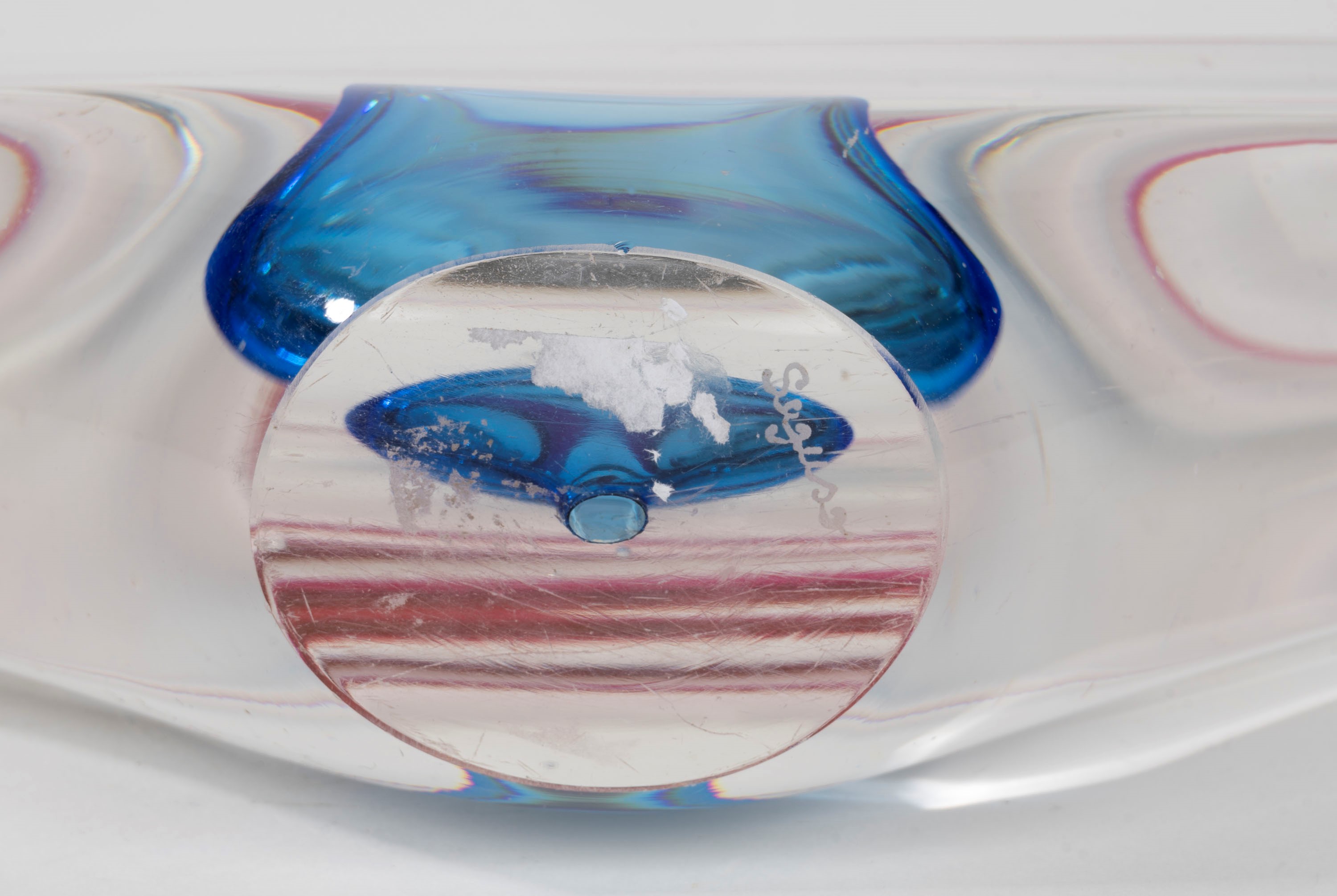 Seguso - Vaso in Vero di Murano, Secolo XX