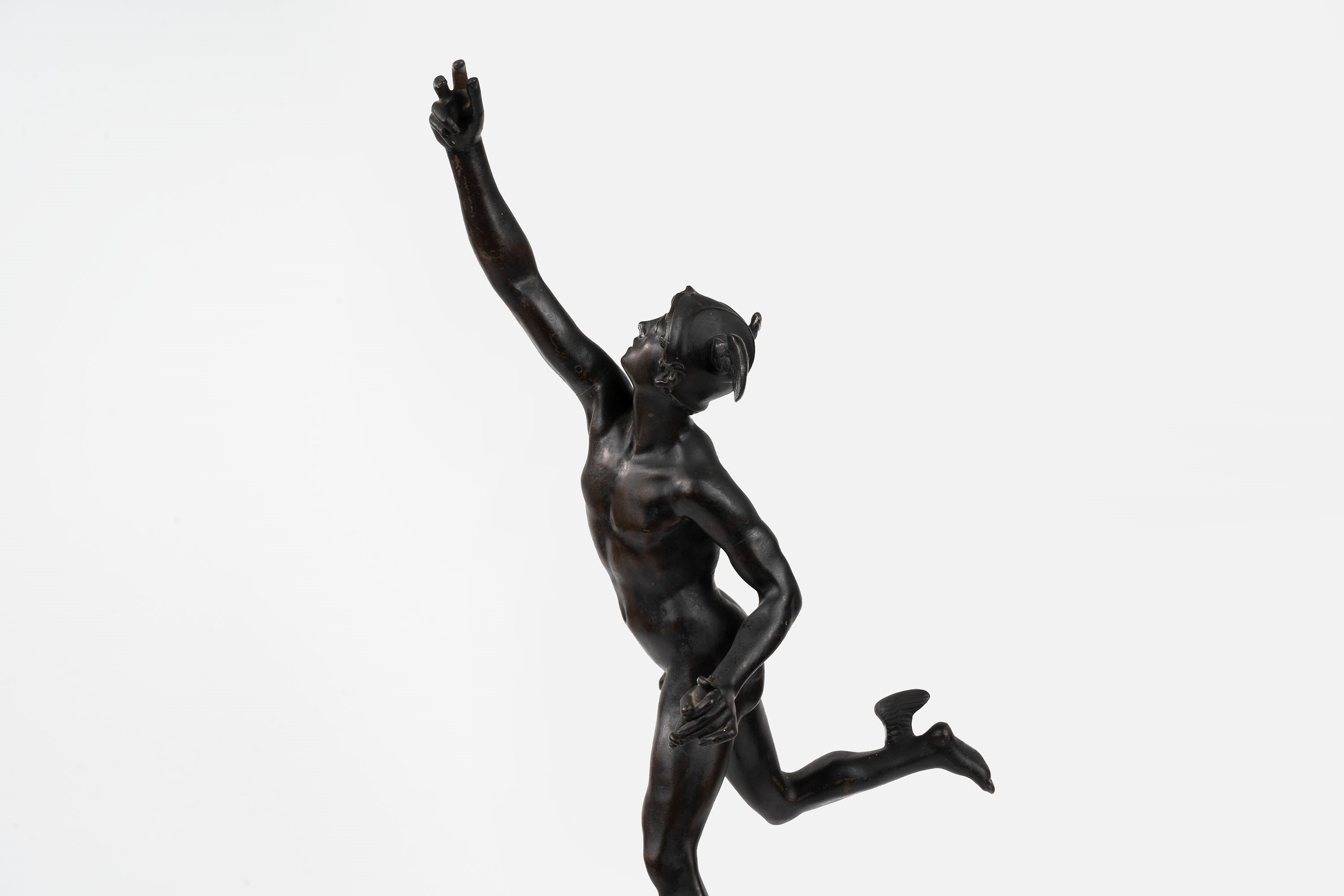 Due Sculture in Bronzo Raffiguranti Mercurio e la Fortuna, da Giambologna, Secolo XIX