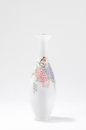 Vasetto in porcellana a guscio d'uovo