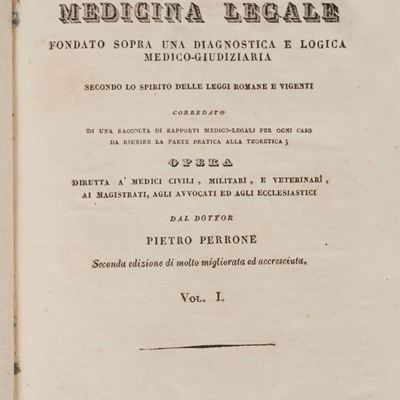 Trattato di medicina legale fondato sopra una diagnostica e logica medico-giudiziaria