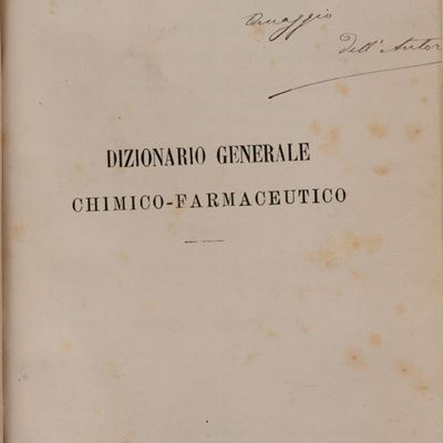 Dizionario generale chimico-farmaceutico, 1887