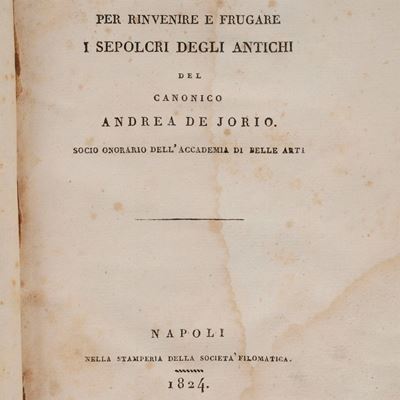 Metodo per rinvenire e frugare i sepolcri degli antichi, 1824