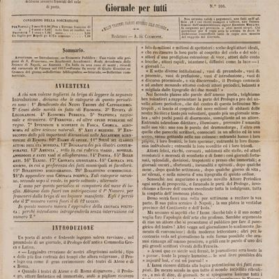 L'Iride. Giornale per tutti, Napoli, Tipografia di Gennaro Fabbricatore, 1857