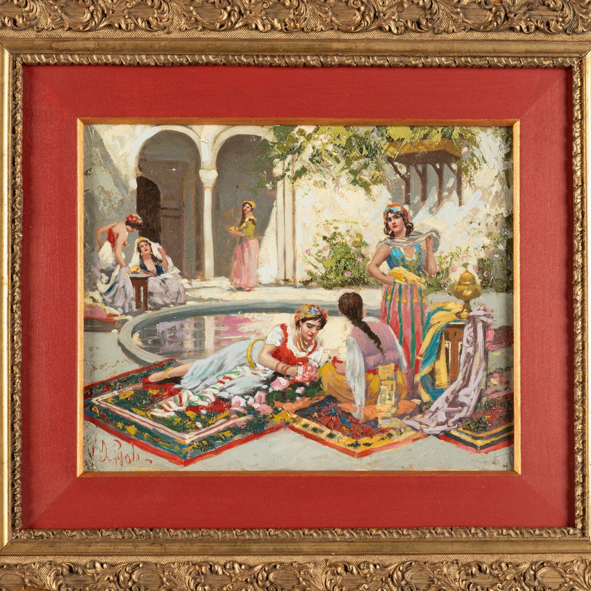 Scuola Italiana del XX Secolo - Nell'harem