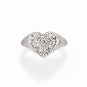 Heart-shaped ring