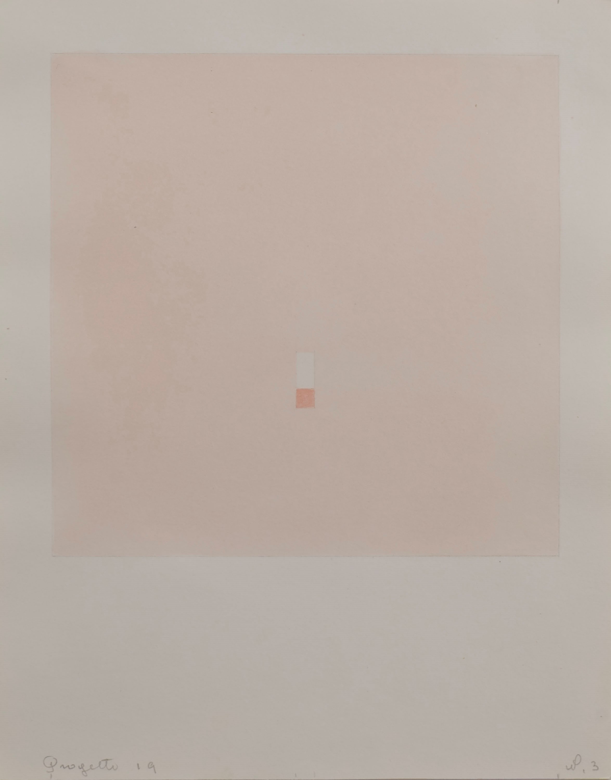 Antonio Calderara - Progetto N. 19, otto acquarelli su carta