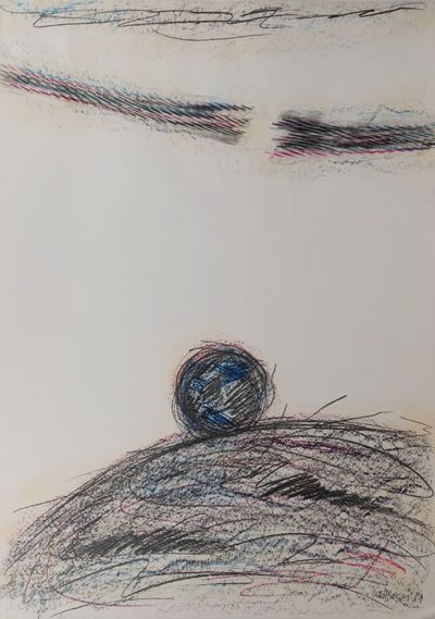 Senza titolo (pastello su carta, 1984)