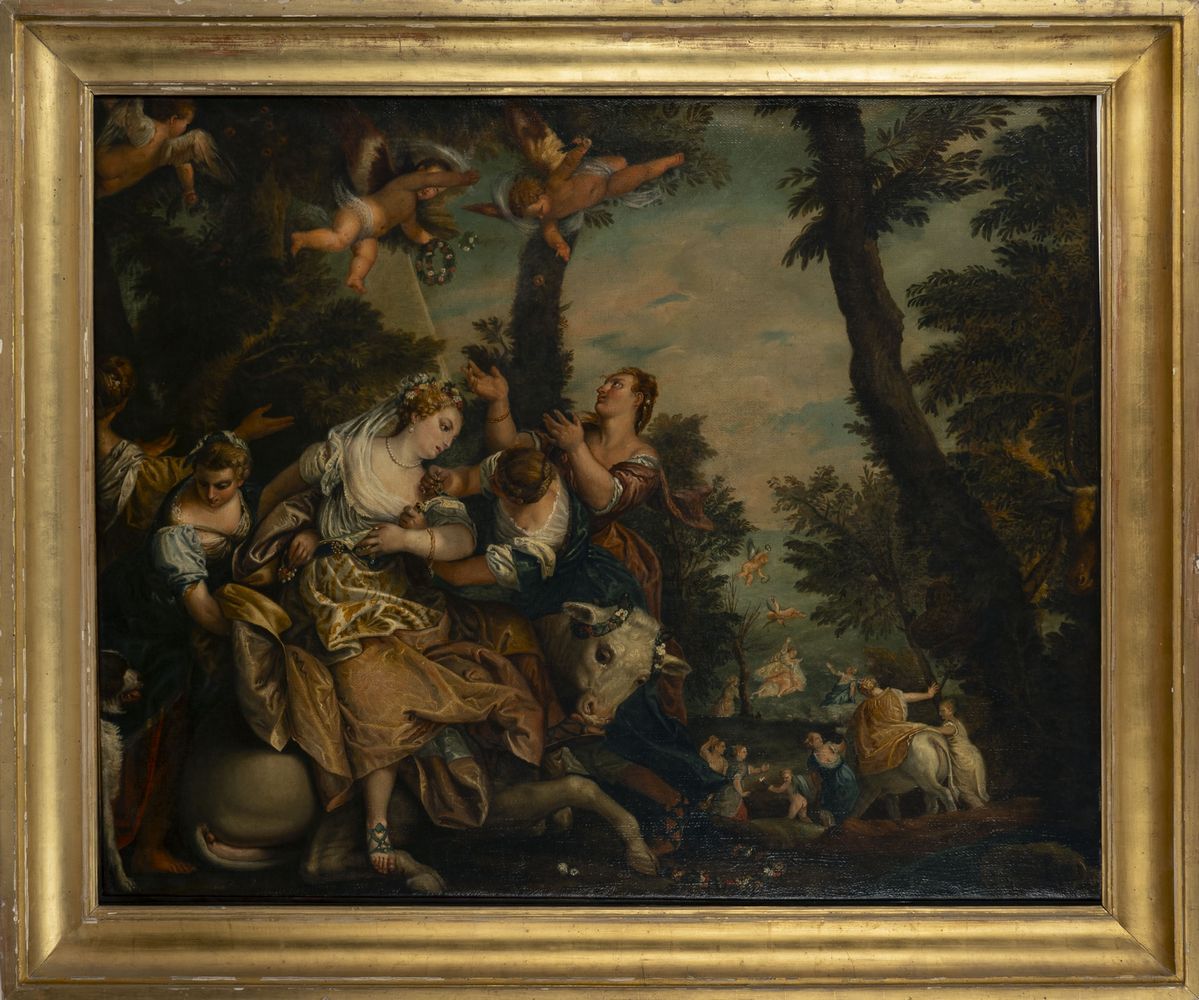 Da Paolo Caliari, Detto il Veronese - Ratto di Europa, olio su tela