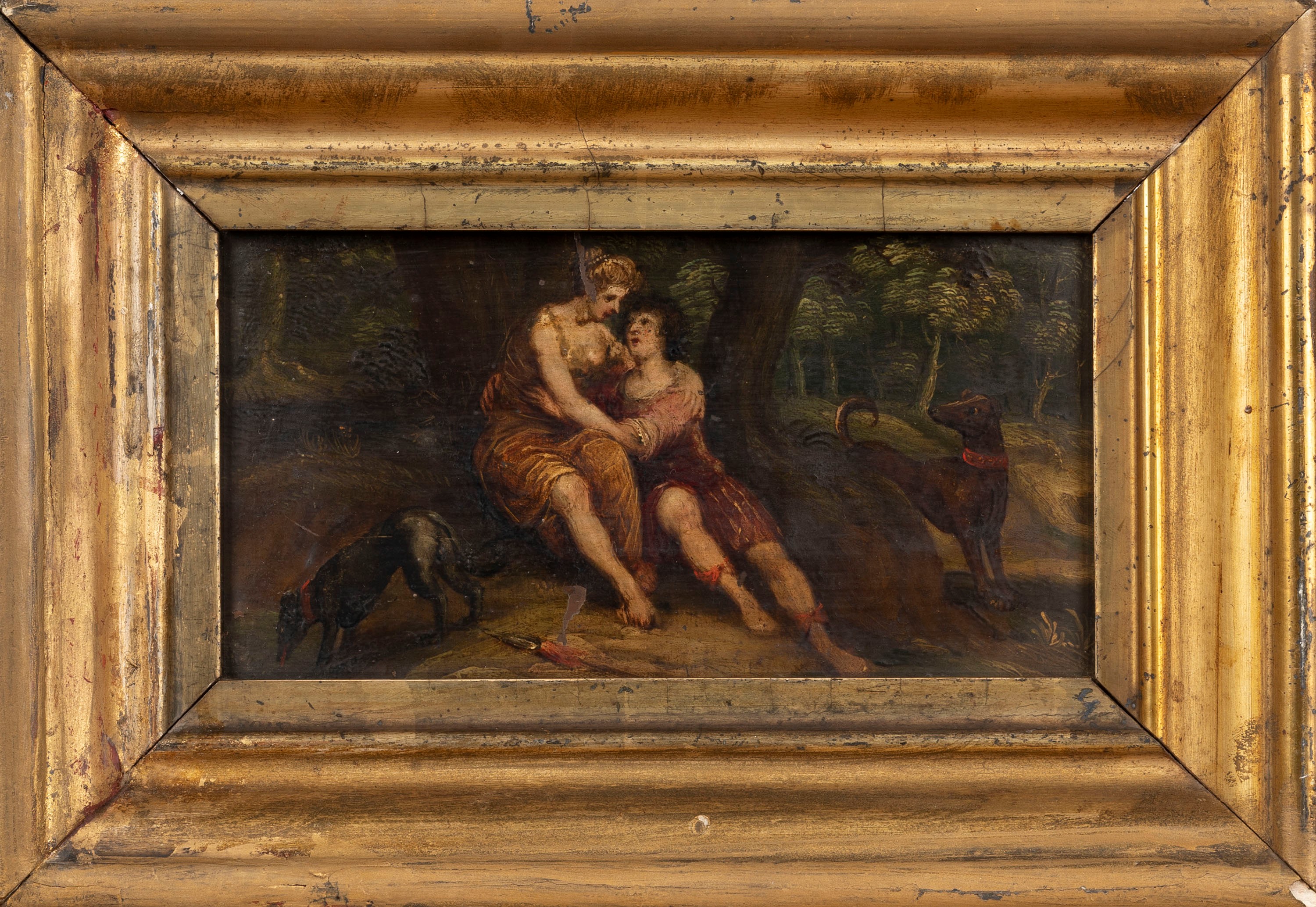 Scuola Italiana, Secolo XVII - Venere e Adone