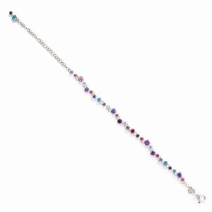 Bracciale con pietre di colore