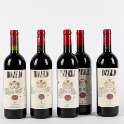 Verticale Tignanello 5 Bts 1995-1999