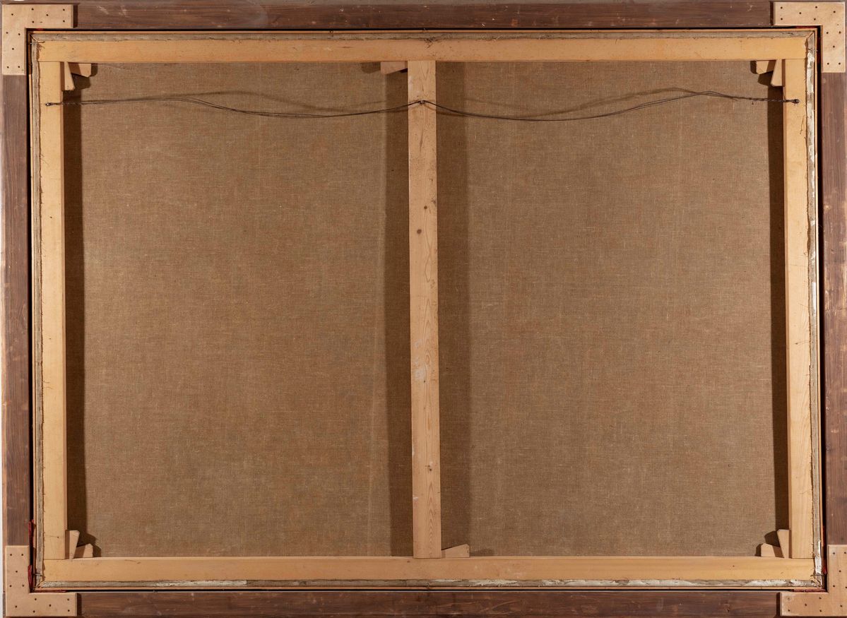 Scuola Bolognese, Secolo XVII - Autore sconosciuto, Bacco e Arianna, olio su tela