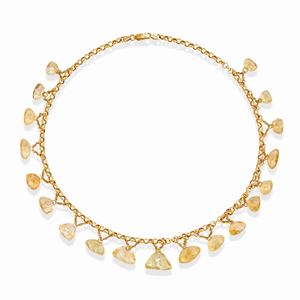  - Collana con quarzi