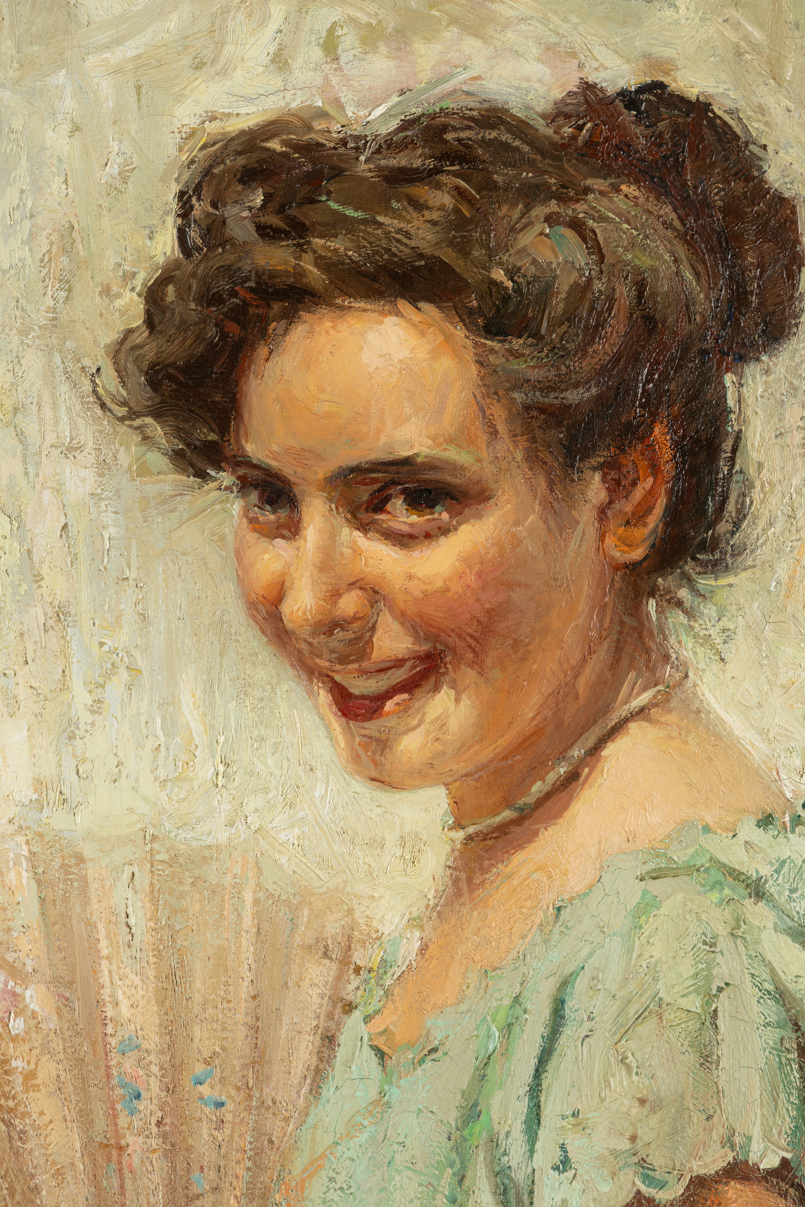 Alberto Amorico - Ragazza con Ventaglio