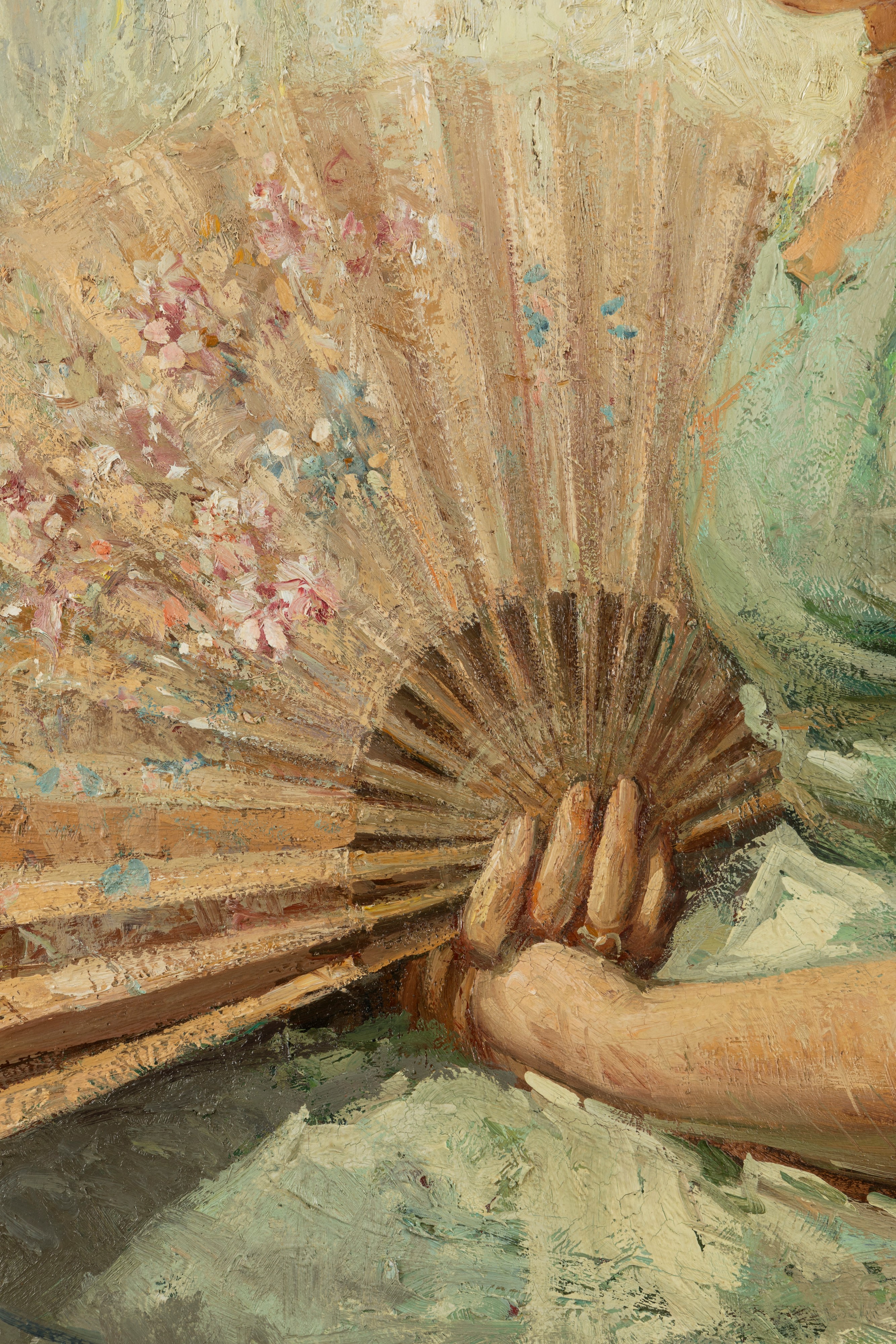 Alberto Amorico - Ragazza con Ventaglio