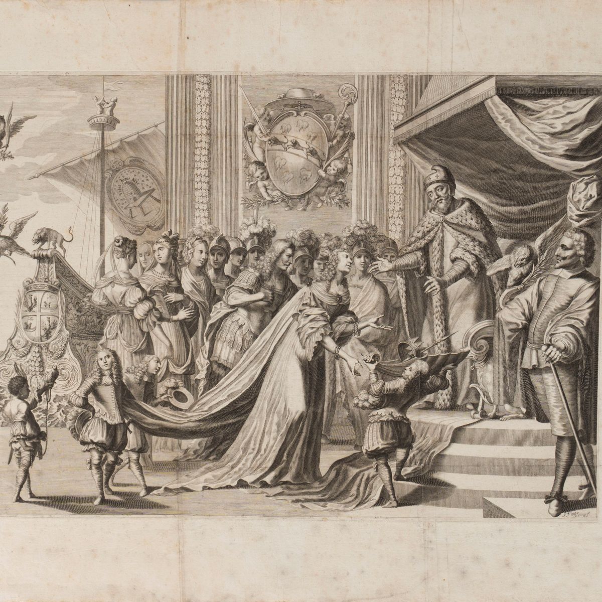 Orazi, Andrea Antonio - Orazi, Città di San Luigi, capitale del Maragnone, acquaforte del 1698