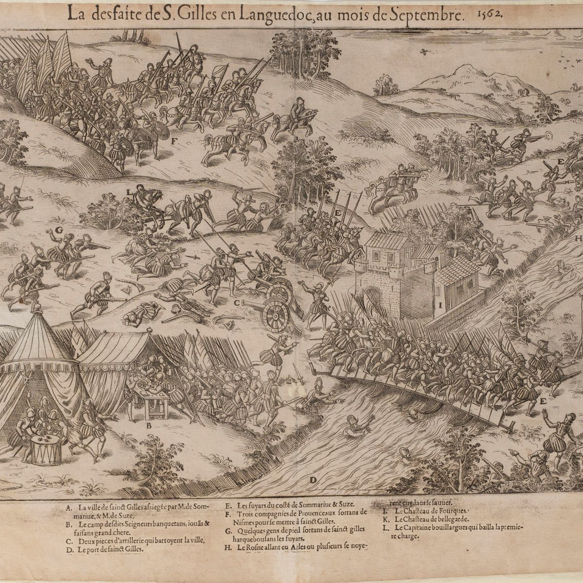 Orazi, Andrea Antonio - Orazi, Città di San Luigi, capitale del Maragnone, acquaforte del 1698