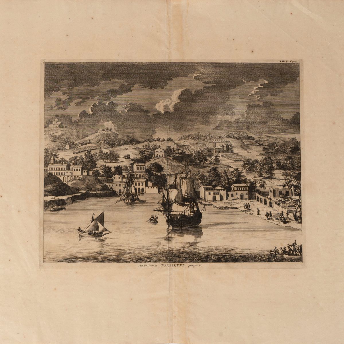 Orazi, Andrea Antonio - Orazi, Città di San Luigi, capitale del Maragnone, acquaforte del 1698