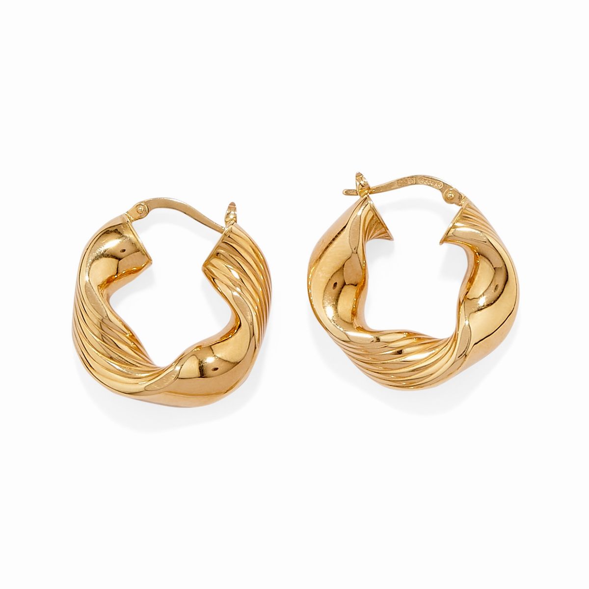 Orecchini in oro giallo 18k, quattro coppie con perle, topazio e diamanti