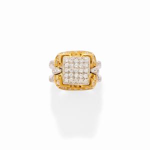 Anello con diamanti