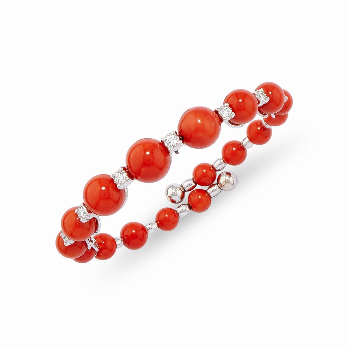 Chantecler - Demi Parure con Corallo