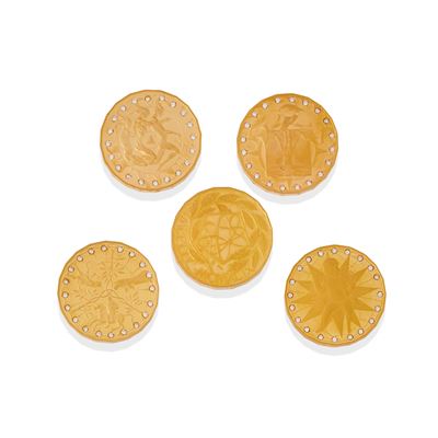 Cinque Medaglie Commemorative