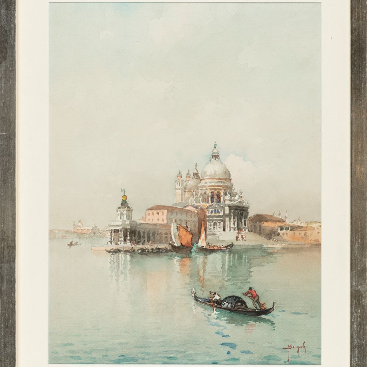 Emanuele Brugnoli - Venezia, Punta della Dogana con la Salute