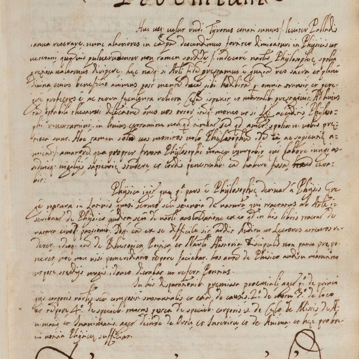 Manoscritti del XVIII secolo, De Caelo et Mundo, Fisica Particolare e Descrizione degli Alvei e C...
