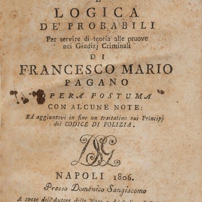 Principi del codice penale, Napoli 1806