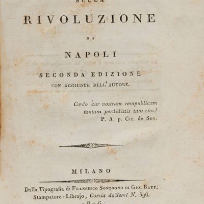 Saggio Storico sulla Rivoluzione di Napoli