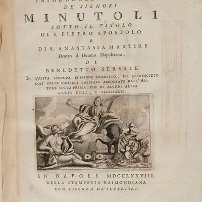 Discorso istorico intorno alla cappella de' signori Minutoli sotto il titolo di s. Pietro apostol...