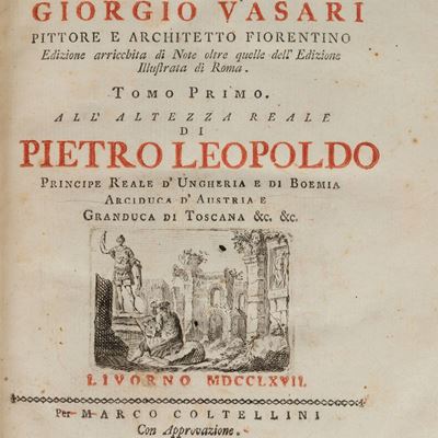 Vasari, Vite de' più eccellenti pittori scultori ed architetti, edizione settecentesca