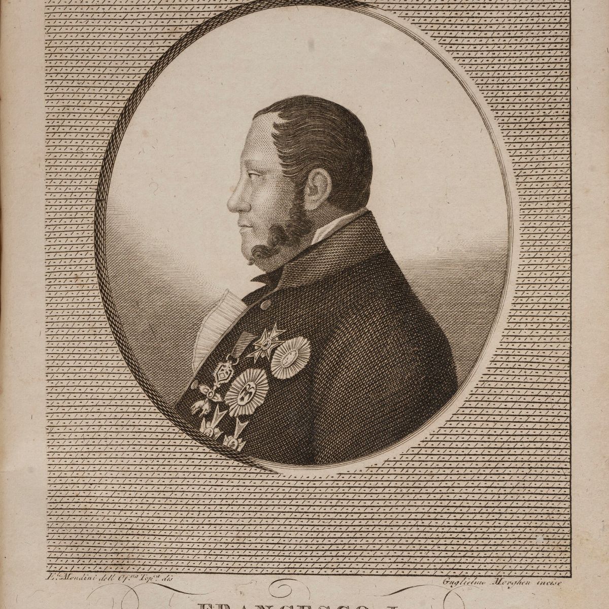Morelli Gregorio - Biografia dei re di Napoli, ornata da ritratti incisi