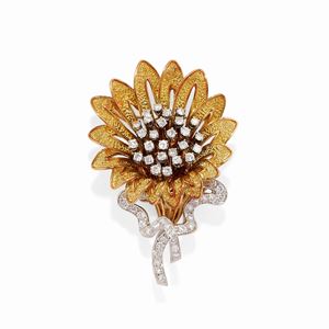 Spilla con diamanti