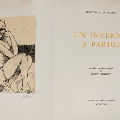 Franco Gentilini, Un inverno a Parigi con incisioni originali