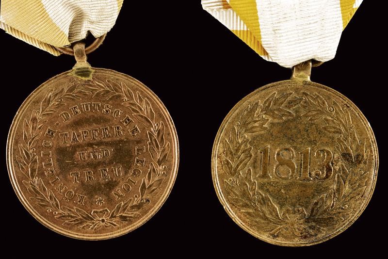Medaglia Commemorativa 1814 della Kgl. Groﬂbritannisch-deutschen Legion 1814