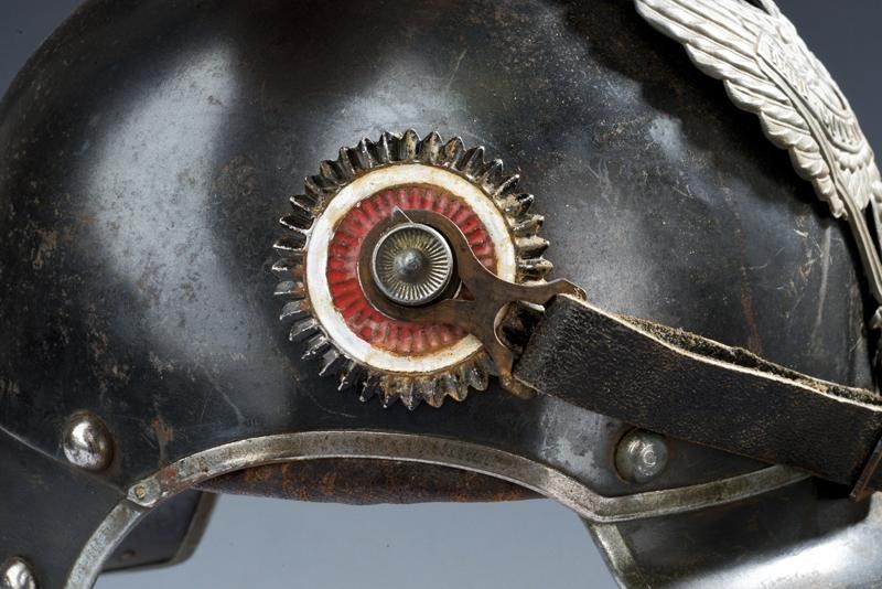 Raro Pickelhaube da Truppa per Cacciatori a Cavallo