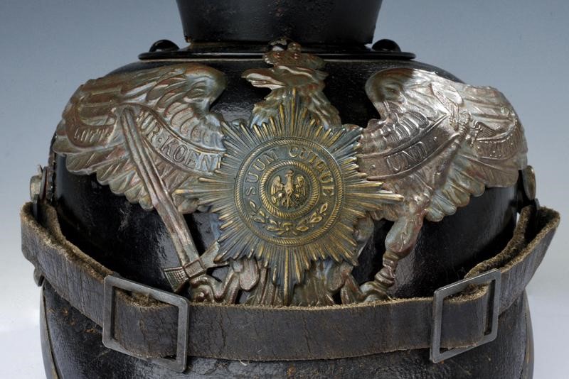 Rara Czapka di Tipo "ersatz" da Truppa dei Reggimenti della Guardia