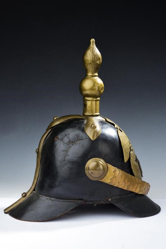 Raro Elmo da Truppa Mod. 1844 del 15∞ Reggimento di Fanteria