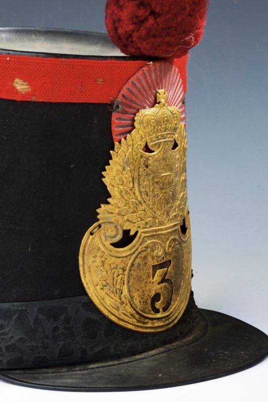 Shako da Truppa di Fanteria del Terzo Reggimento