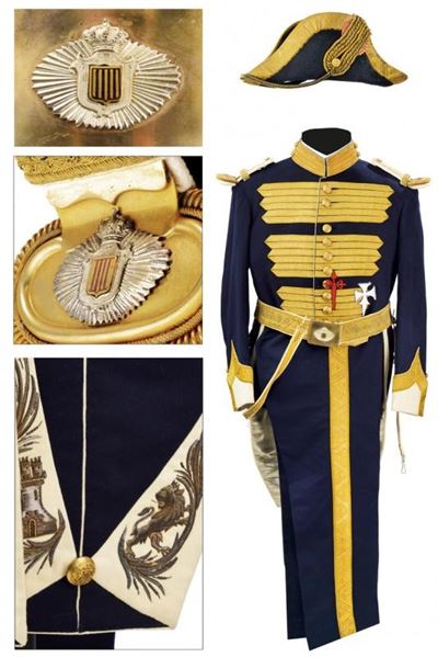 Bellissima Uniforme della Real Maestranza di Cavalleria di Saragozza