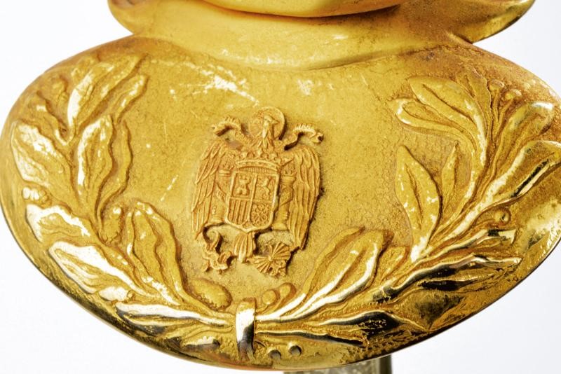 Marsina con Feluca e Spadino da Alto Diplomatico, Epoca di Franco
