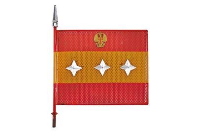 Stendardo per Vettura da Tenente Generale Dell'esercito di Terra