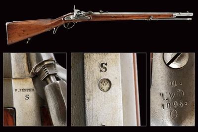 Jagerstutzen Mod. 1854/67, Sistema Wanzel