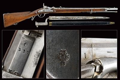 Jagerstutzen Mod. 1854/67, Sistema Wanzel