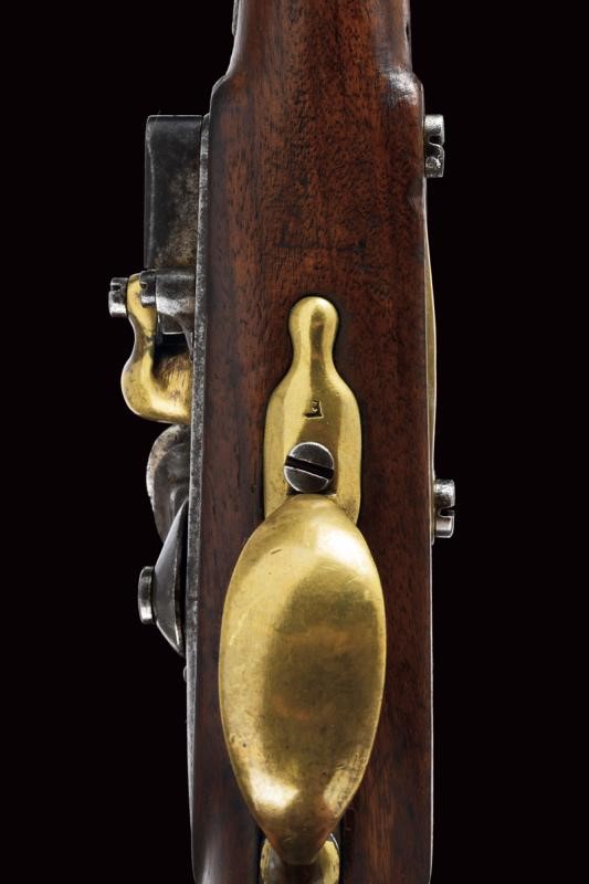 Rara Pistola a Pietra Focaia da Cavalleria An IX D'epoca Rivoluzionaria